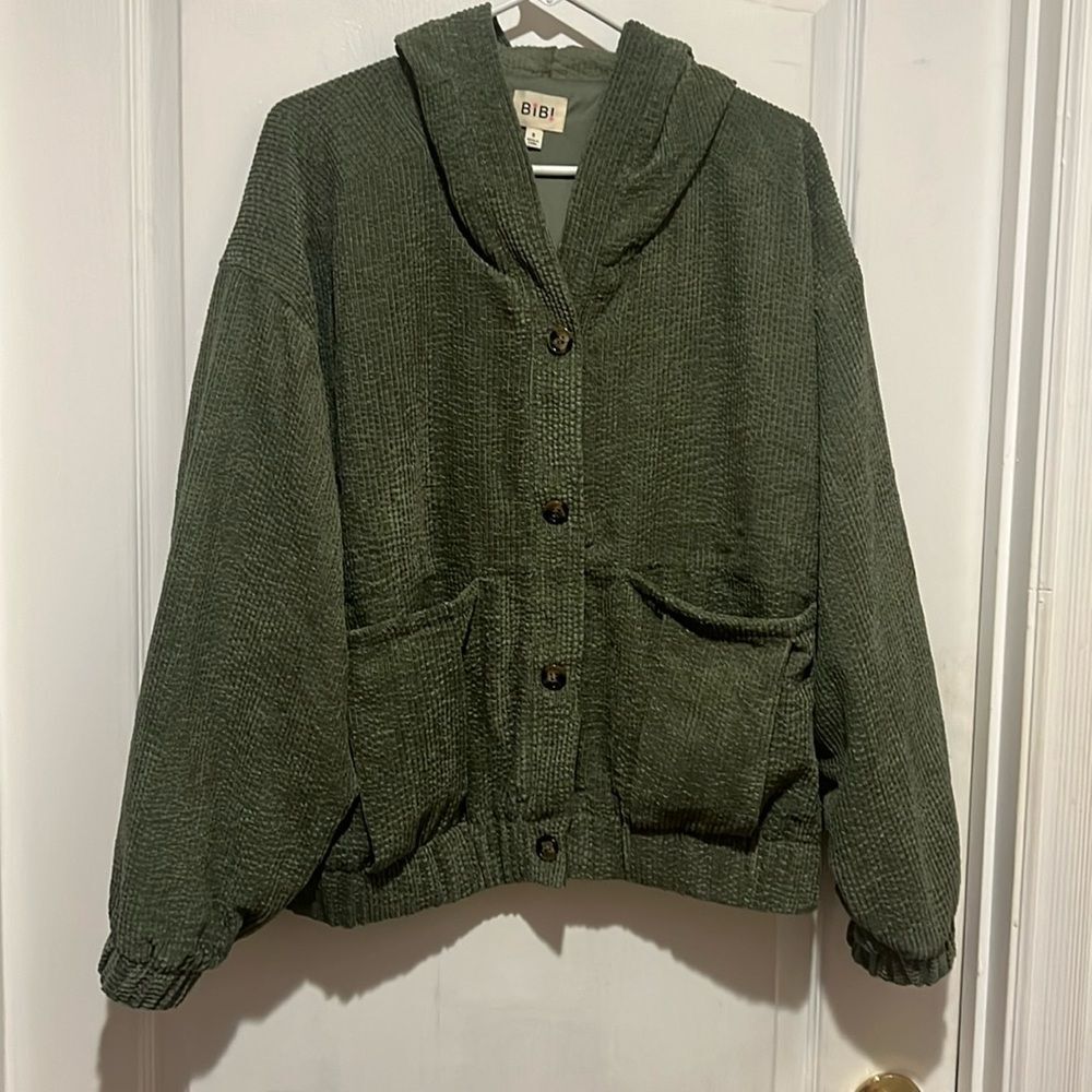 BiBi oversized hooded jacket